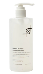 Derma Revive cleansing gel bottle on a white background
